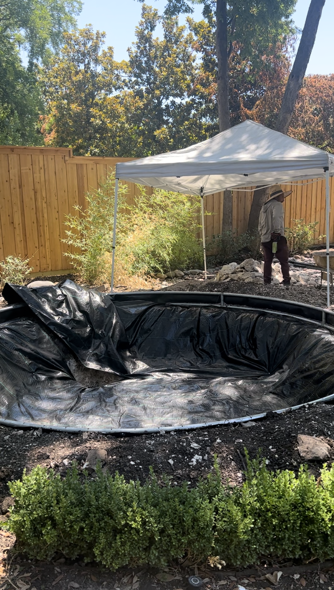 inground trampoline installation Dallas Texas