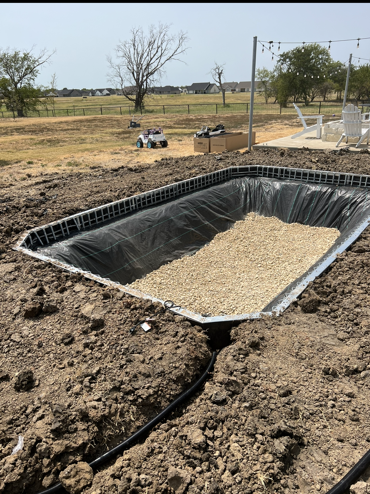 inground trampoline installation Dallas Texas