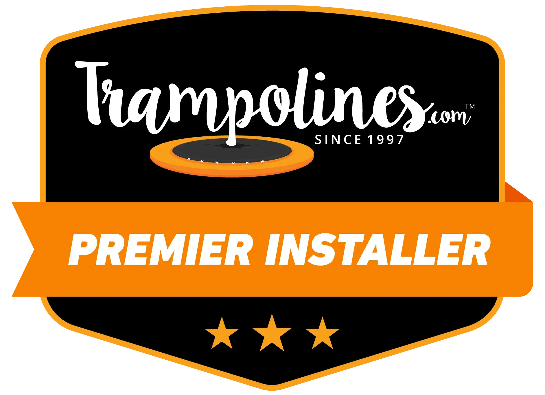 Trampolines.com Premier Installer Badge