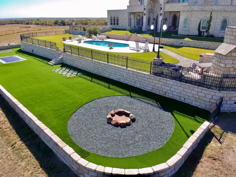 Artificial turf installation Southlake TX by Medina Landscape