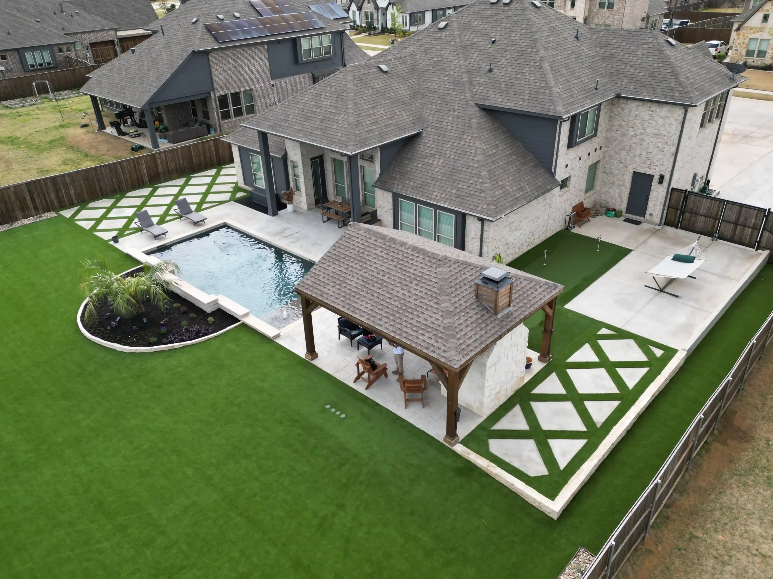 Pavers and hardscaping installation Keller TX by Medina Landscape