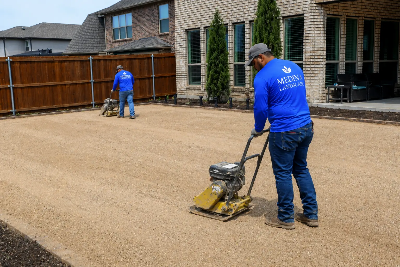 Compacting decomposed granite base Dallas TX